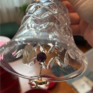 Waterford crystal bell ornament - 12 Days of Christmas - Calling Bird